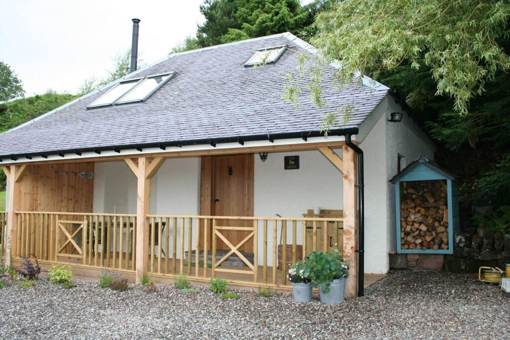 The Mews - A Cottage With A Spectacular Lake View Port Of Menteith Kültér fotó